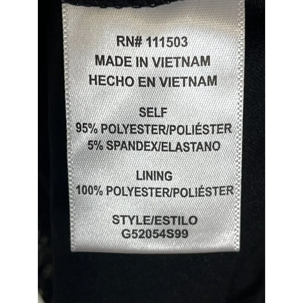 Retro Floral Mesh Top L Black Boho Western Indie Hippie Folk Preppy Classic Chic - Picture 10 of 11